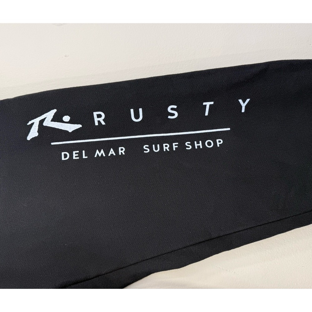 Rusty Del Mar Surf Shop Sweatpants Jogger Men's XL Heavy Made In USA Black